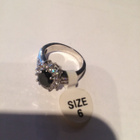 70 .. 14k Valkokulta Duble Black Sapphire .. Sormus - pikkukuva 3