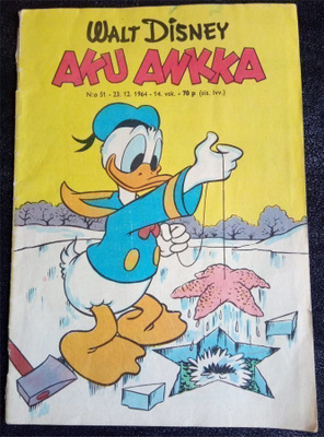 Aku Ankka 1964-65 3 kpl