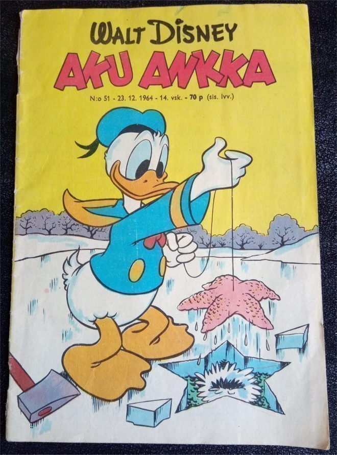 Aku Ankka 1964-65 3 kpl