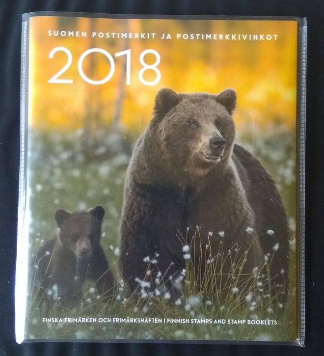 Vuosilajitelma 2018, nimellisarvo 176,85 €, pieni painos.