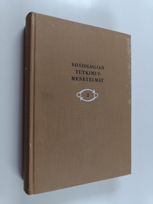 Antti Eskola : Sosiologian tutkimusmenetelmät 2