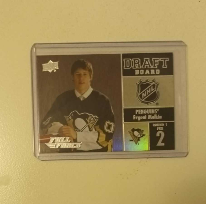 15-16 UD Full Force Evgeni Malkin Draft Board