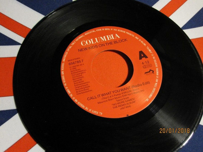 New Kids On The Block: Call It What You Want 7"