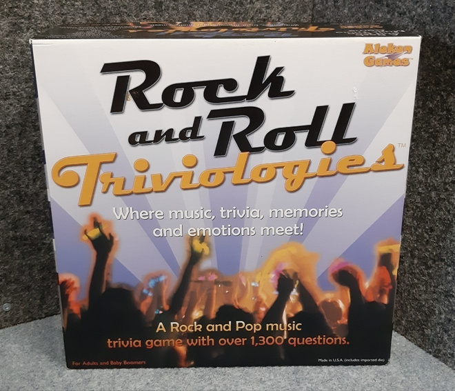 Rock & Roll Triviologies. LAUTAPELI hieno kunto