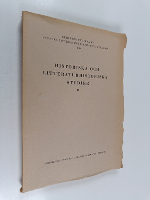 Historiska och litteraturhistoriska studier 44
