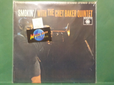 CHET BAKER - SMOKIN' WITH THE CHET BAKER QUINTET M-/EX+ LP