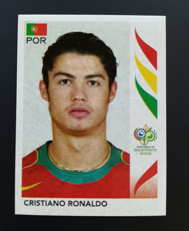 Panini World Cup 2006 #298 Cristiano Ronaldo Rookie