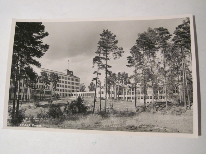 VANHA Postikortti Kotka 1950-l Alkup.Mallikappale