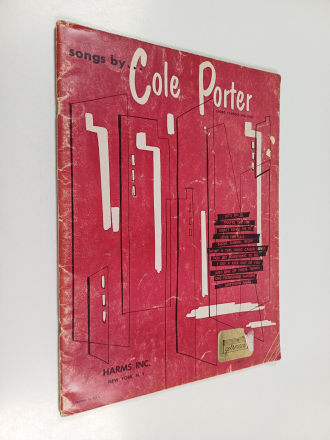 Cole Porter : Songs by... cole porter