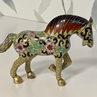 Antiikki kiinalainen Cloisonné hevonen - pikkukuva 2