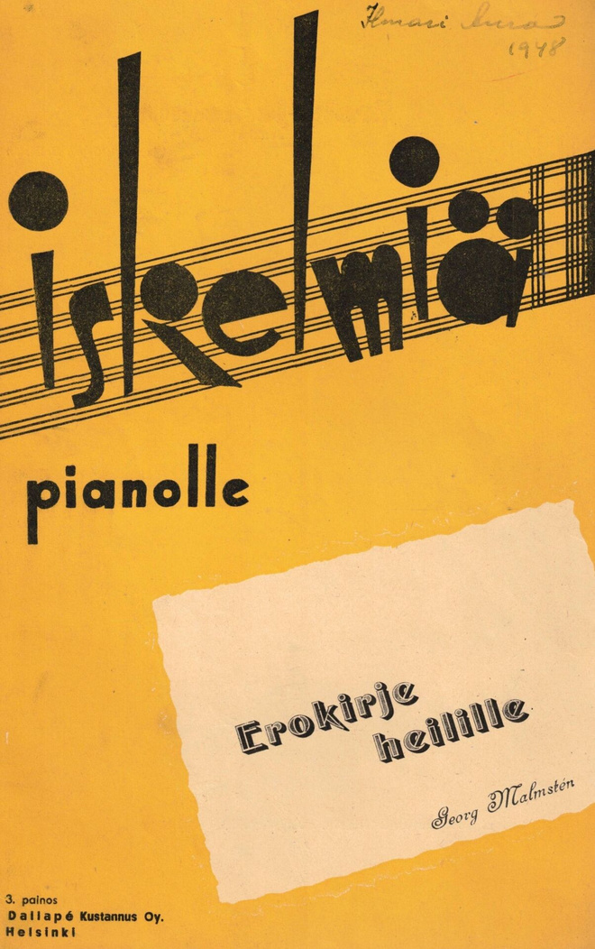 Georg Malmstén: Erokirje heilille