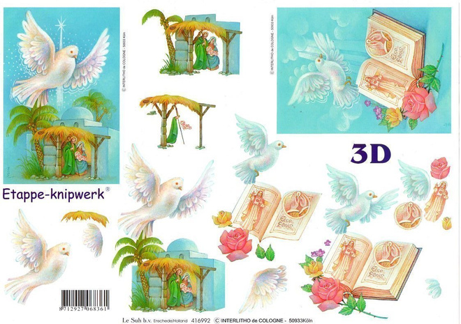 3D "JOULUSEIMI...KAUNIIT USKONNOLLISET AIHEET"