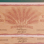 SUOMI 1mk.1963  2 kpl  Z  kirjain . Peräkkäiset numerot - pikkukuva 1
