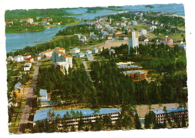 Varkaus: ilmakuva (Tmi Karhumäki n:o 50, väri)