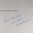 Veikko Sinisalo : Mies puolipäivässä (signeerattu) - pikkukuva 3