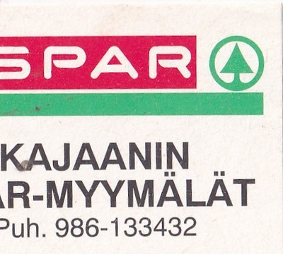 Kajaani, Kajaanin SPAR - Myymälät    b594
