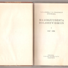 Wrangel: Muistelmia maaorjuudesta bolshevismiin 1-2, sid, K3 - pikkukuva 2
