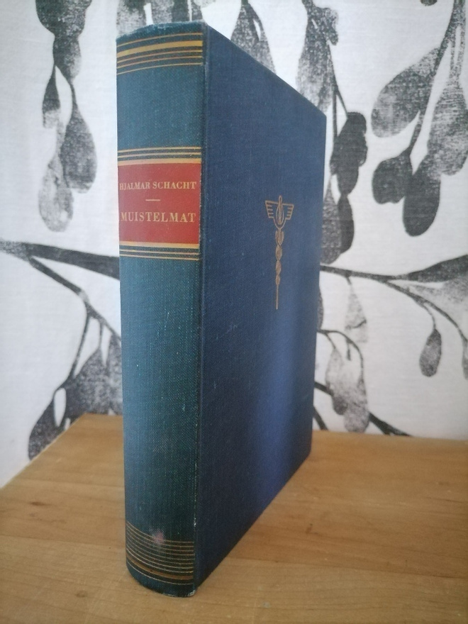 Hjalmar Schacht - Muistelmat - 1.p.1956