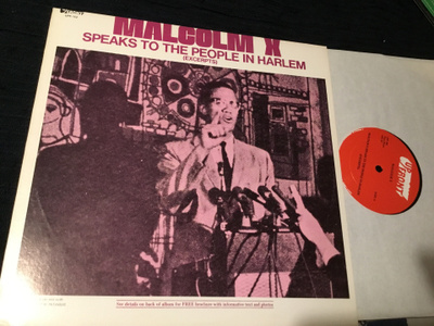 Malcolm X speaks to The People in Harlem Us UPFront Lp