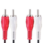 Bandridge Stereoäänikaapeli 2xRCA Uros-Uros, 2m *UUSI* - pikkukuva 2