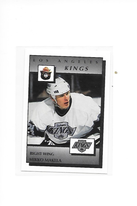 1990-91 Los Angeles Kings TeamIssue #22 Mikko Mäkelä Ilves