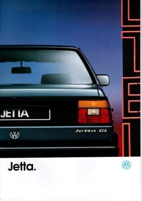 VW Jetta -esite, 1988