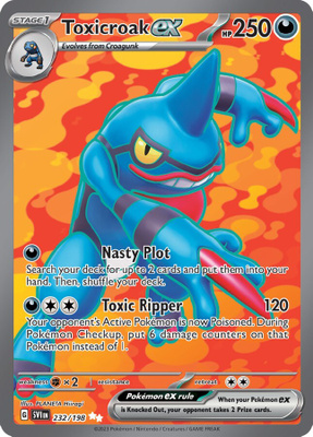 Toxicroak ex 232/198 - Scarlet & Violet - NM/M