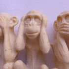 3 viisasta apinaa figuuri - pikkukuva 2