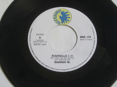 Saarah W.: Kuuhullu   7" single    1988