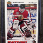 1991-92 Upper Deck Hockey - Dominik Hasek Rookie Card RC - pikkukuva 1