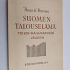 Hugo E. Pipping : Suomen talouselämä toisen maailmansodan... - pikkukuva 1