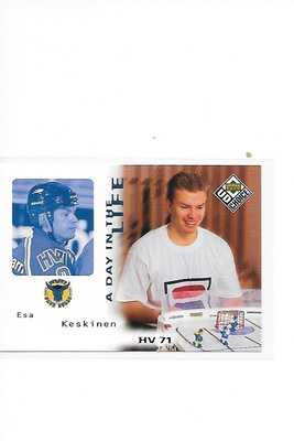 98-99 SWE UD Choice A Day in The Life #DL5 Esa Keskinen TPS