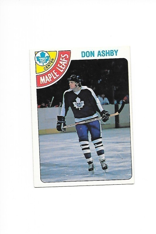 1978-79 OPC #351 Don Ashby Toronto Maple Leafs