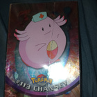 Chansey [Foil] #113 Pokemon 2000 Blue Topps TV card HP - pikkukuva 1