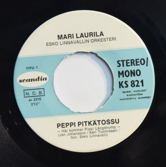 Single: Laurila, Mari - Peppi Pitkätossu / Peppi Pitkä...