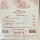 Saint-Saëns: String Quartets - Fine Arts Quartet - pikkukuva 2