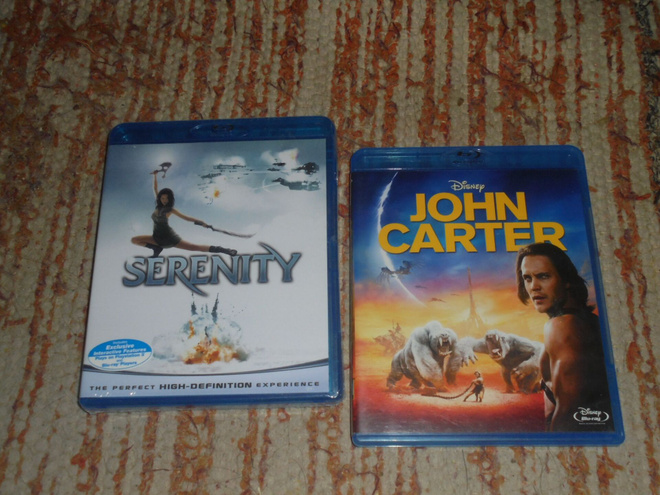 B-R  Serenity ja John Carter
