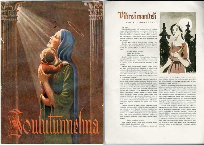 Joulutunnelma 1949 (korkeus 41 cm)