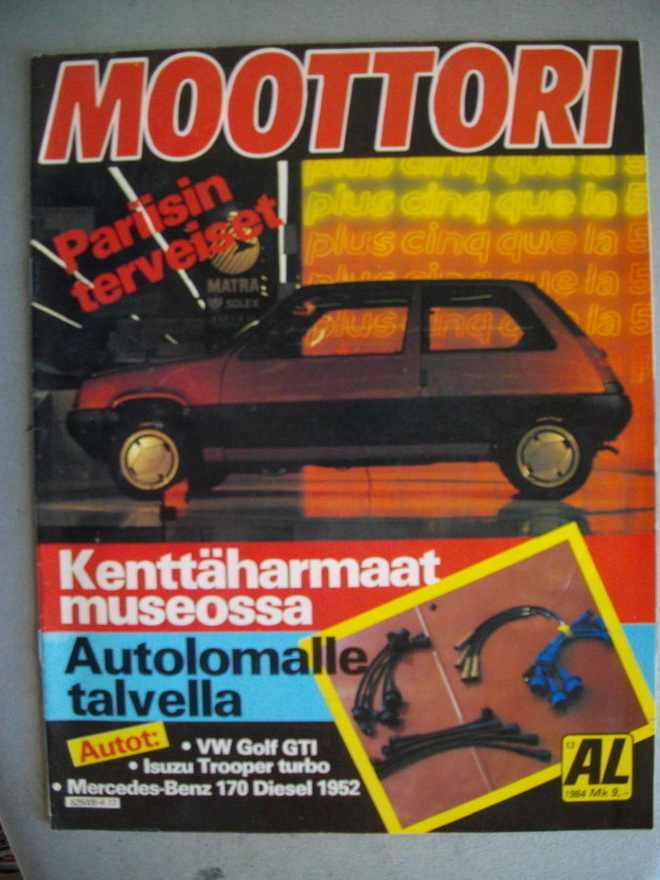 Moottori lehti Nro 13/1984 (17.3)