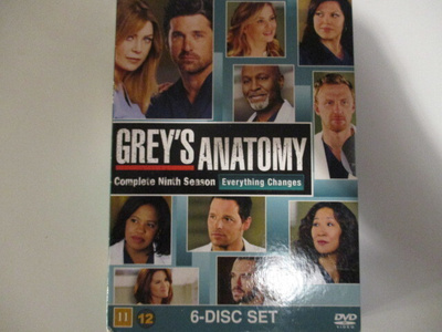 DVD GREYN ANATOMIA KAUSI 9