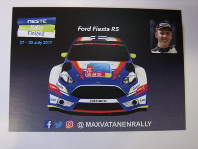Ford rallikortti 34: Ford Fiesta - Max Vatanen