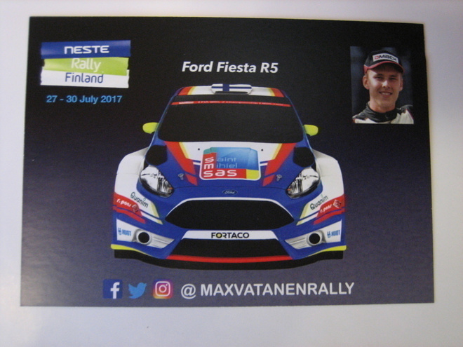 Ford rallikortti 34: Ford Fiesta - Max Vatanen