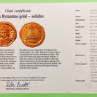 Bysantti, kulta Solidus, Tiberius II Constantine 578 - 582 - pikkukuva 1