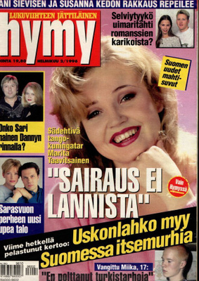 Hymy n:o 2 1996 Miss Suomi. Diana & Charles. Minihame 30 vuo