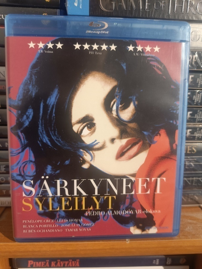 Särkyneet syleilyt (2009) Blu-ray Suomijulkaisu