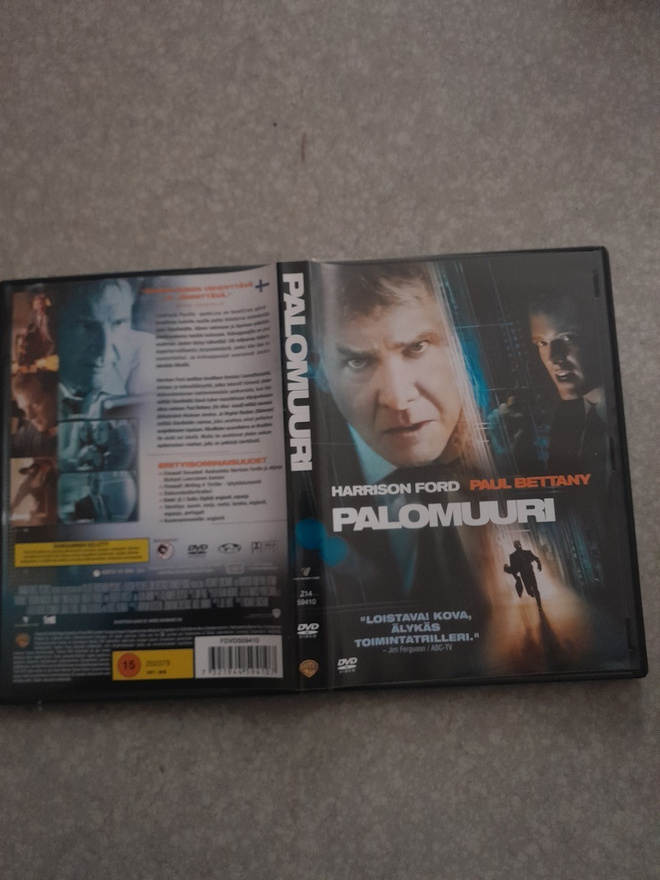 Palomuuri dvd,harrison ford