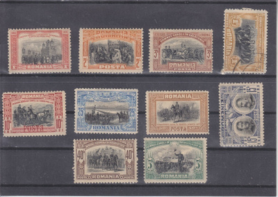 Romania 1906 Mi 187-196