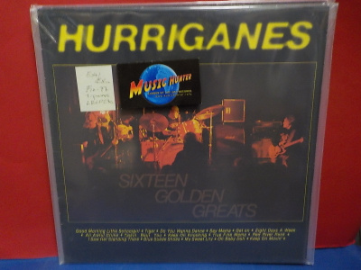 HURRIGANES - SIXTEEN GOLDEN GREATS FIN -77 EX+/EX- LP