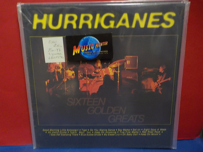 HURRIGANES - SIXTEEN GOLDEN GREATS FIN -77 EX+/EX- LP