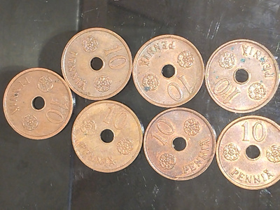 10 penniä 1942 7kpl